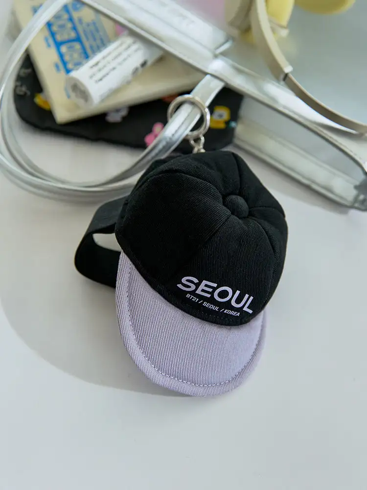 BT21 TRAVEL Ball Cap Keyring — 1
