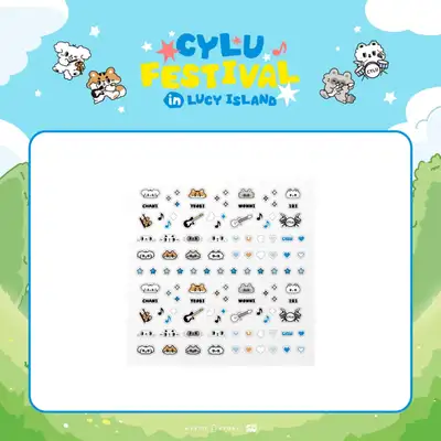 LUCY - CHARACTER POP-UP [CYLU FESTIVAL in LUCY ISLAND] MD 12. マイクロデコステッカー