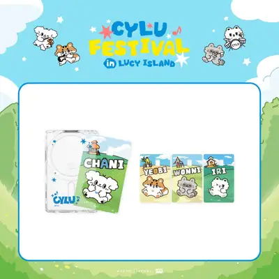 ルーシー(LUCY) - キャラクター ポップアップ [CYLU FESTIVAL in LUCY ISLAND] MD 14. マグネティック カード ケース & スティッカー セット