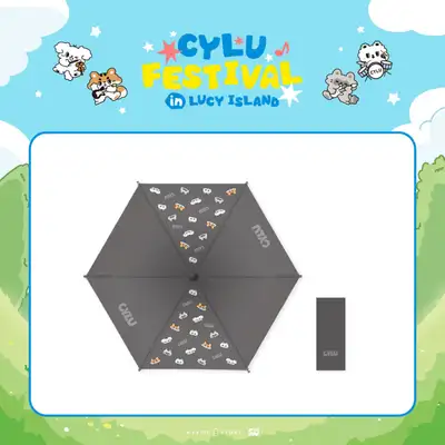LUCY - CHARACTER POP-UP [CYLU FESTIVAL in LUCY ISLAND] MD 16. UV遮断晴雨兼用傘（UV PROTECTION UMBRELLA）