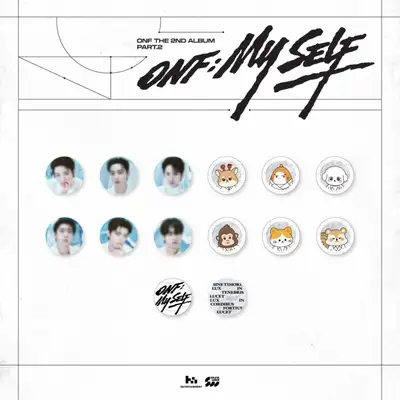 ONF(オンアンドオフ) - POP-UP STORE [ONF; MY SELF] MD 03. ランダムカンバッジ(RANDOM CAN BADGE)