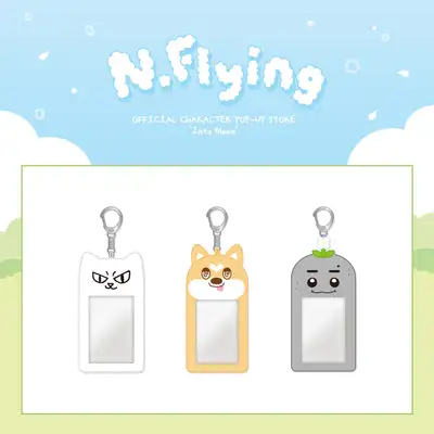 N.Flying(エヌフライング) CHARACTER POP-UP STORE [Into Bloom] MD 02. フォトカードホルダーキーリング