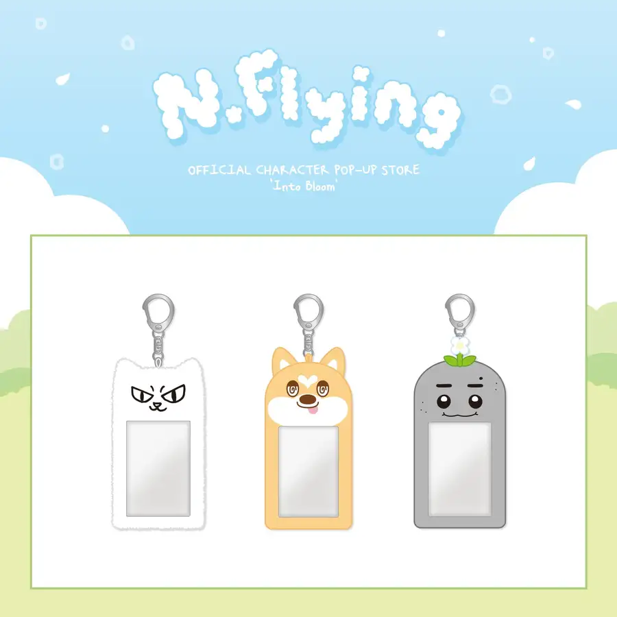 N.Flying(エヌフライング) CHARACTER POP-UP STORE [Into Bloom] MD 02. フォトカードホルダーキーリング