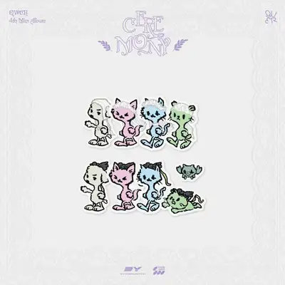 QWER - 4TH MINI ALBUM POP-UP [CEREMONY] MD 09. リムーバブルステッカーセット