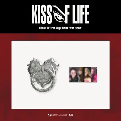 KISS OF LIFE 2nd Single Album [Who is she] POP-UP MD 02. ハートリングホルダー (HEART RING HOLDER)
