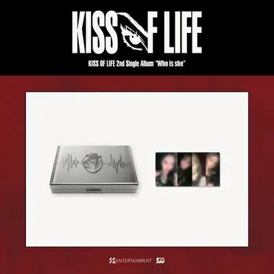 KISS OF LIFE 2nd Single Album [Who is she] POP-UP MD 03. ハートティンケース