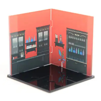 【ウェブトゥーン専門店 背景ジオラマ】魔界商店 1種 / アクリルグッズ / ジオラマ背景スタンド / ウェブトゥーングッズ