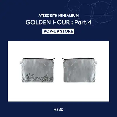 ATEEZ - POP-UP STORE [GOLDEN HOUR : Part.4] MD 02. ミニポーチ (MINI POUCH)