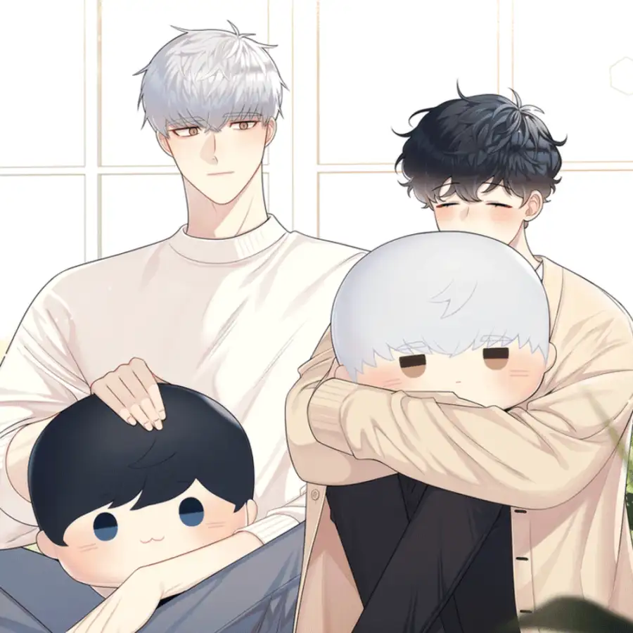 [Winter Blooms] Winter Blooms Face Cushion 2-Type Set / Webtoon Goods