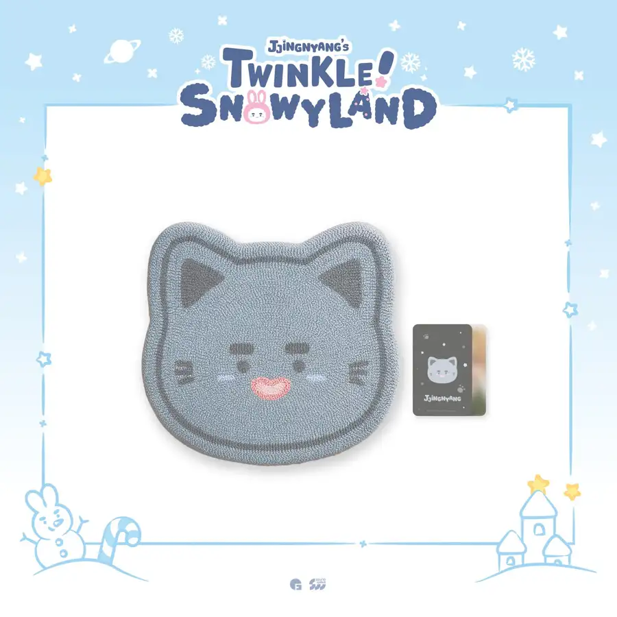 *Resale* ONEW - POP-UP [JJINGNYANGS TWINKLE SNOWYLAND] MD 12. Rug (JJING-MEOK RUG)