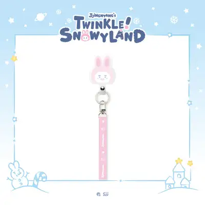 ※再販売※ オニュ(ONEW) - POP-UP [JJINGNYANGS TWINKLE SNOWYLAND] MD 18. タグホルダーストラップ [ピンク] (PHONE CROSSBODY STRAP [PINK])