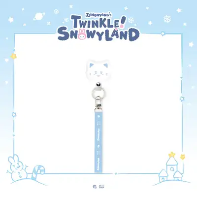 再販売* オンユ(ONEW) - POP-UP [JJINGNYANGS TWINKLE SNOWYLAND] MD 19. タグホルダーストラップ [ブルー] (PHONE CROSSBODY STRAP [BLUE])
