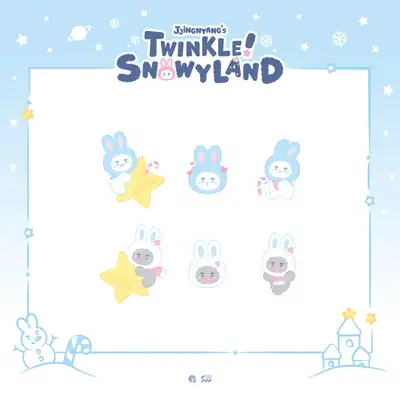 *再販売* オンユ(ONEW) - POP-UP [JJINGNYANGS TWINKLE SNOWYLAND] MD 34. リムーバブルステッカーセット