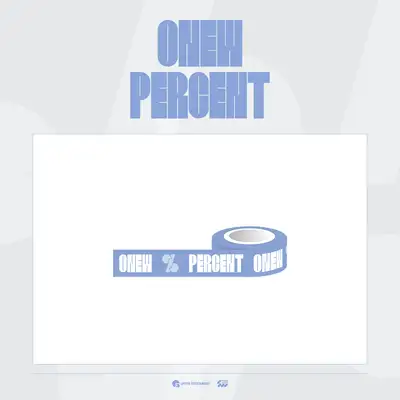 *再販売* オニュ(ONEW) POP-UP [%PERCENT] in Taiwan - MD 04. マスキングテープ(MASKING TAPE)