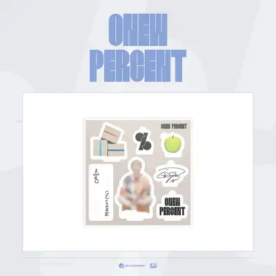 *再販売* オンユ(ONEW) POP-UP STORE [PERCENT] MD 04. アクリルキット (ACRYLIC KIT)