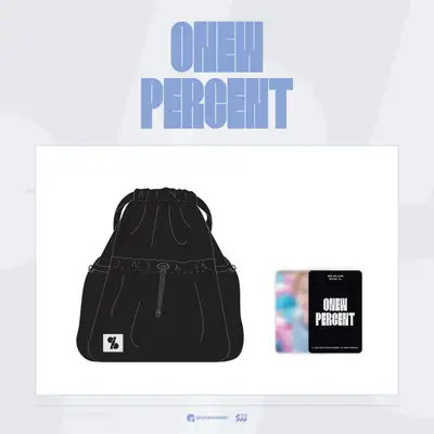 *再販売* オンユ(ONEW) POP-UP STORE [PERCENT] MD 11. ストリング バックパック (STRING BACKPACK)