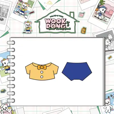 イ・ドンウク(LEE DONG WOOK) - [WOOKDONG'S HOME SWEET HOME] MD 08. コスチュームセット B (COSTUME SET - KINDERGARTEN UNIFORM)