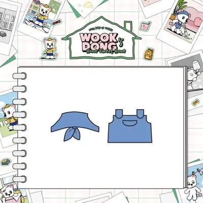 イドンウク(LEE DONG WOOK) - [WOOKDONG'S HOME SWEET HOME] MD 09. コスチュームセット C (COSTUME SET - CLEANING UNIFORM)