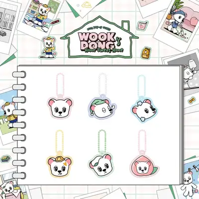 イ・ドンウク(LEE DONG WOOK) - [WOOKDONG'S HOME SWEET HOME] MD 11. もちもちキーリング(SQUISHY KEYRING)