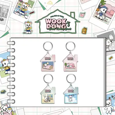 イ・ドンウク(LEE DONG WOOK) - [WOOKDONG'S HOME SWEET HOME] MD 12. ハウスキーリング(HOUSE KEYRING)