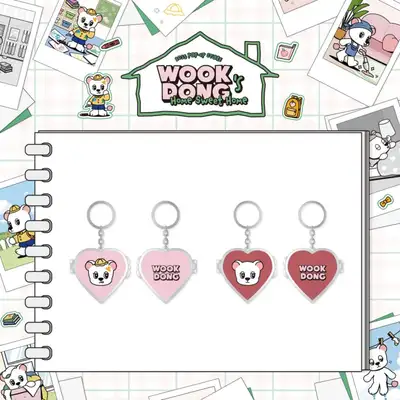 イ・ドンウク(LEE DONG WOOK) - [WOOKDONG'S HOME SWEET HOME] MD 21. ロケット鏡キーリング (LOCKET MIRROR KEYRING)