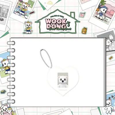 リー・ドンウク(LEE DONG WOOK) - [WOOKDONG'S HOME SWEET HOME] MD 22. 証明写真ホルダーキーリング (ID PHOTO HOLDER KEYRING)