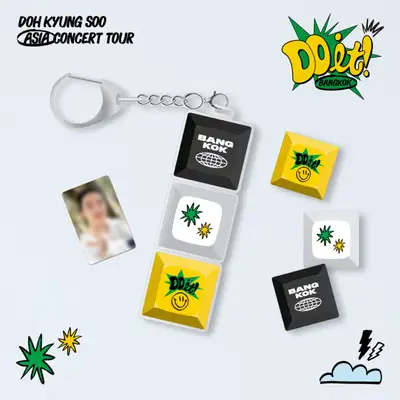 DO KYUNG SOO ASIA CONCERT TOUR [DO it! in Bangkok] MD 03. Keycap Keyring (Bangkok ver.)