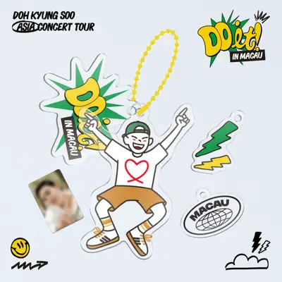 DO KYUNG SOO (DOH KYUNG SOO) ASIA CONCERT TOUR [DO it! in Macau] MD 02. Acrylic Keyring Kit