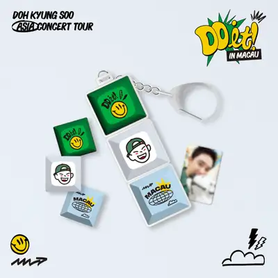 *Online ONLY* DO KYUNG SOO ASIA CONCERT TOUR [DO it! in Macau] MD 03. Keycap Keyring