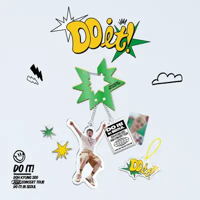 D.O. (DOH KYUNG SOO) ASIA CONCERT TOUR [DO it!] MD 05. Acrylic Carabiner & Keyring Set