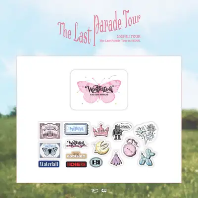 [2ND SALE] B.I [The Last Parade Tour in SEOUL] MD 03. ステッカーパック ティンケース (STICKER PACK TIN CASE)