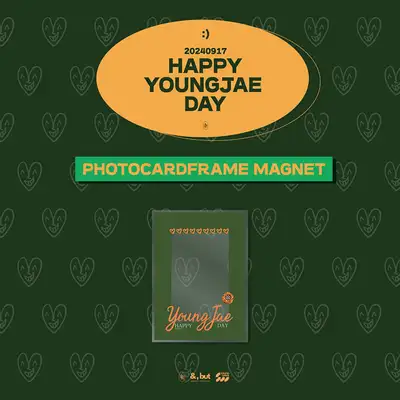 Youngjae Birthday Cafe [Happy Youngjae Day] MD 05. Photocard Frame Magnet