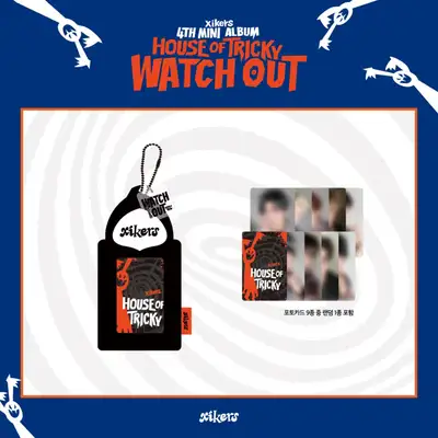 xikers(싲커스) POP-UP STORE [HOUSE OF TRICKY : WATCH OUT] MD 03. トリッキー フォトカードホルダー (TRICKY PHOTOCARD HOLDER)