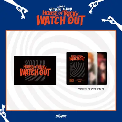 xikers(シカース) POP-UP STORE [HOUSE OF TRICKY : WATCH OUT] MD 05. ランダムトレーディングカード : ver.2