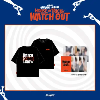 xikers(サイカース) POP-UP STORE [HOUSE OF TRICKY : WATCH OUT] MD 07. WATCH OUT Tシャツ