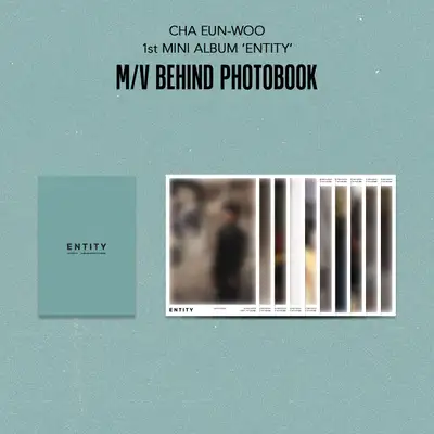 チャ・ウヌ ミニ1集 [ENTITY] M/V BEHIND PHOTOBOOK OFFICIAL MD ポストカード セット