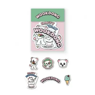 イ・ドンウク(LEE DONG WOOK) [Fancy Being Friends?] OFFICIAL MD - ウクドン リムーバブルステッカー B  WOOKDONG REMOVABLE STICKER PACK (B)