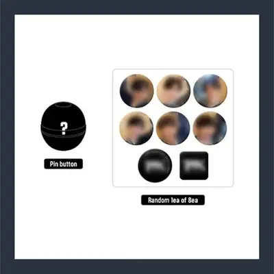 더뉴식스 (TNX) [第1周年合作咖啡厅] 官方周边 - 徽章按钮幸运抽签
