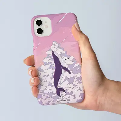 【ウェブトゥーンショップ】クジラ イラスト ハードケース 6種 / ウェブトゥーン ケース / スマホケース