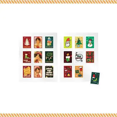 郑东元(JEONG DONG WON) [2nd 圣诞总动员] 官方MD - 圣诞封蜡贴纸 CHRISTMAS SEAL STICKER