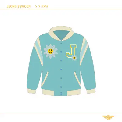 Jeong Sewoon [LUCKY AIRLINE GATE 4] Fanmeeting Official MD - Stadium Jacket