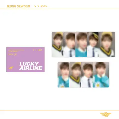 JEONG SEWOON [LUCKY AIRLINE GATE 4] FANMEETING MD - PHOTOCARD SET