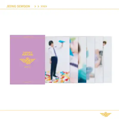 JEONG SEWOON [LUCKY AIRLINE GATE 4] FANMEETING MD - MINI POSTER SET