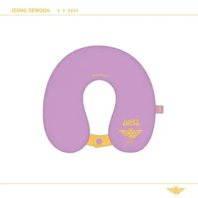 JEONG SEWOON [LUCKY AIRLINE GATE 4] FANMEETING MD - Neck Pillow