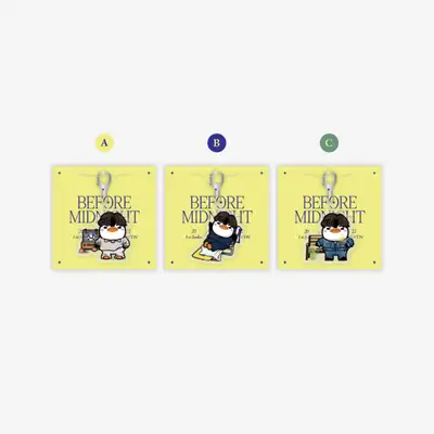 2PM イジュンホ(LEE JUNHO) [BEFORE MIDNIGHT] OFFICIAL MD - ペンペン ミニチャーム アクリルキーリング PenPen ACRYLIC MINI CHARM KEYRING