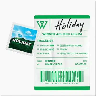 WINNER - 4th MINI ALBUM [HOLIDAY] KiT ALBUM (Non-Cancellable/Non-Returnable/Non-Refundable)