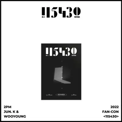 2PM JUN.K & WOOYOUNG 2022 FAN-CON [115430] OFFICIAL GOODS フォトブック PHOTOBOOK
