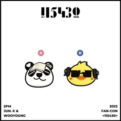 2PM JUN.K & WOOYOUNG 2022 FAN-CON [115430] 公式グッズ スマートトック