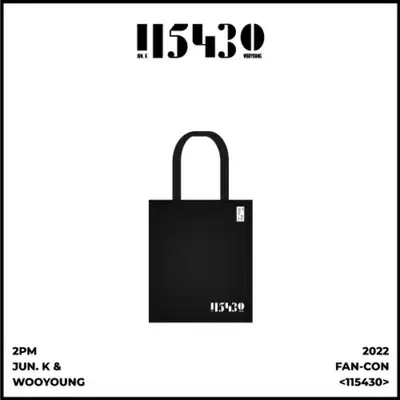 2PM JUN. K & WOOYOUNG 2022 FAN-CON [115430] OFFICIAL GOODS エコバッグ