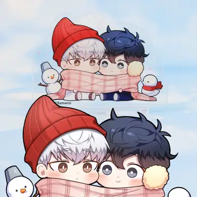 [Winter Passes Cherry Blossoms] Warm Winter Acrylic Stand Charm 1 Type / Webtoon Goods